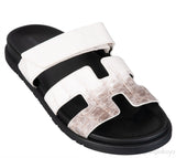 Chypre Himalaya Matte Crocodile Sandals