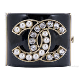 CC Pearl Crystal Black Cuff Manchette
