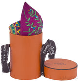 Pink Multicolor Printed Twilly