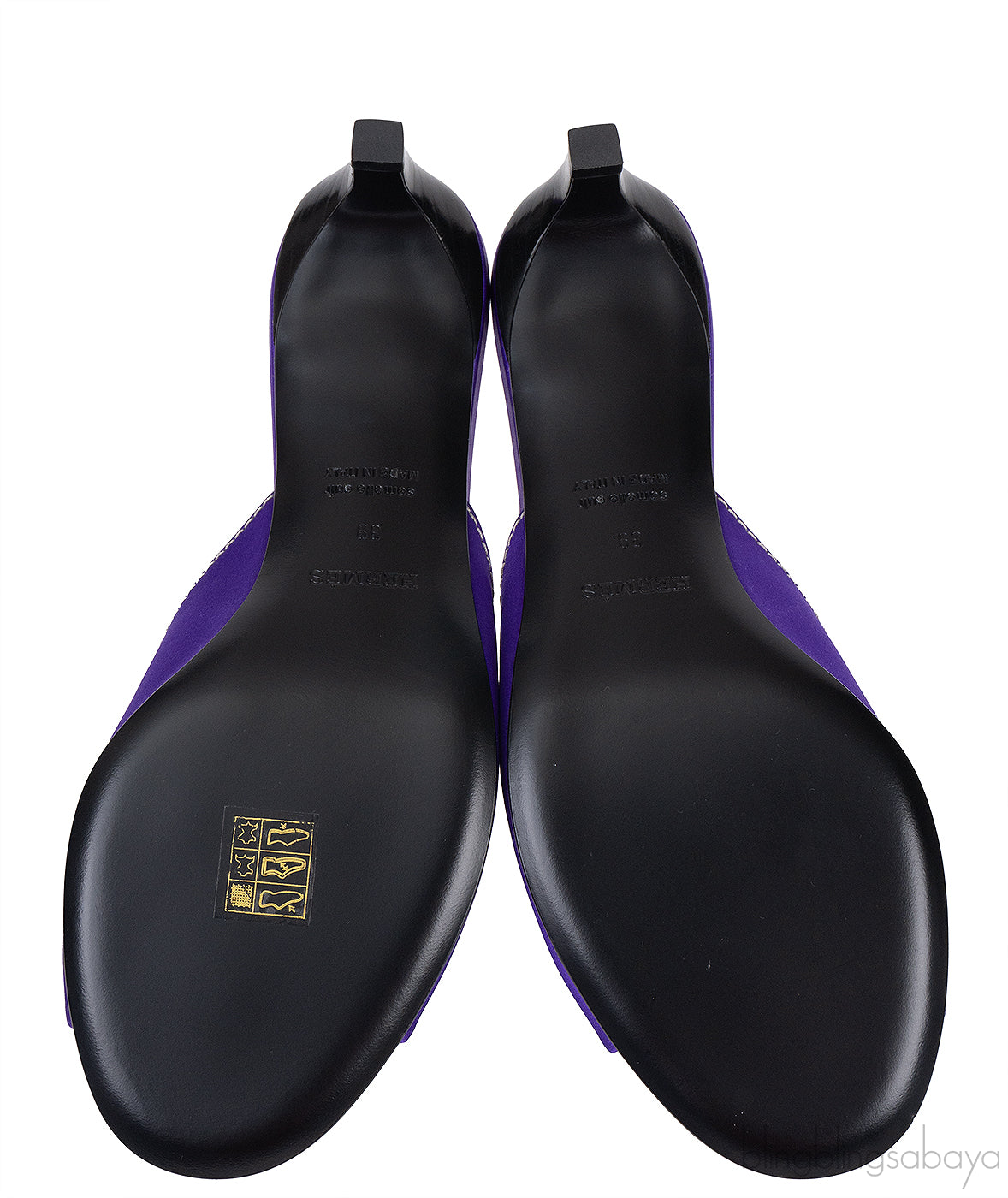 Hermes Marilyn 40 Sandals Violet Zinzolin