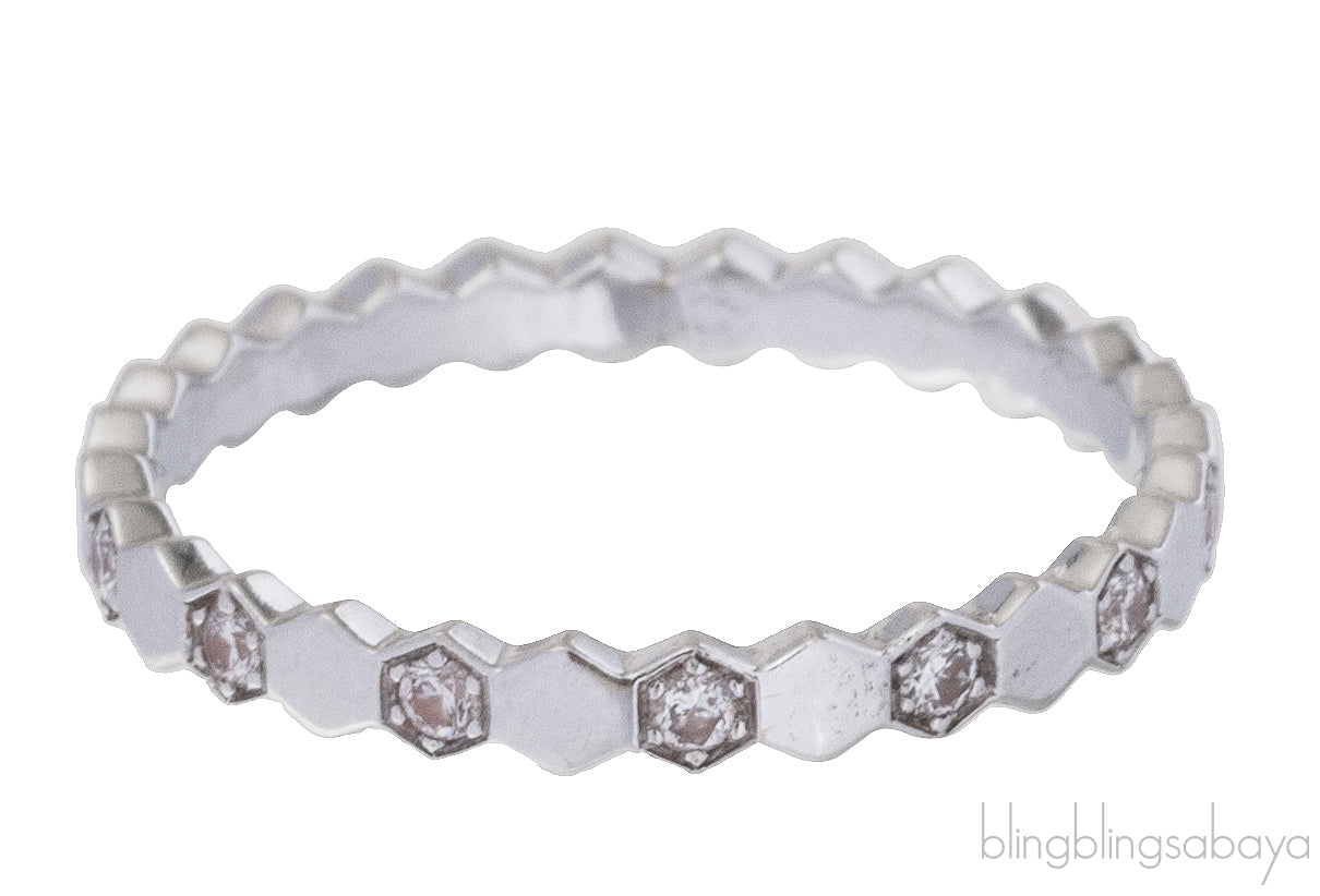 Bee My Love White Gold Diamond Ring