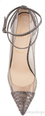 Un Bout PVC Silver Metallic Python