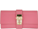 Medor Rose Lipstick Pink Clutch