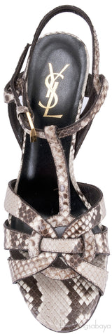 Tribute Python T-strap Sandals