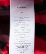 Dior Black & Red Plaid Polyester Rain Jacket