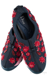 Navy  Blue Dior Fushion Sneakers