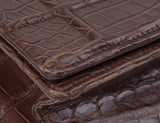 Christian Dior Diorama Brown Crocodile Flap Bag