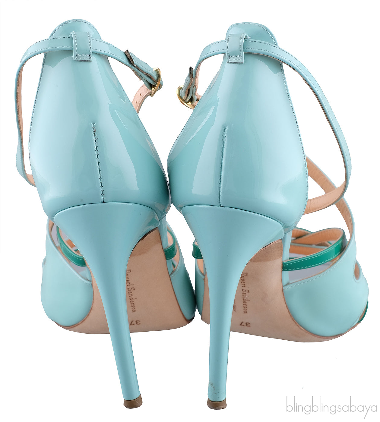 Bi-color Strappy Heels