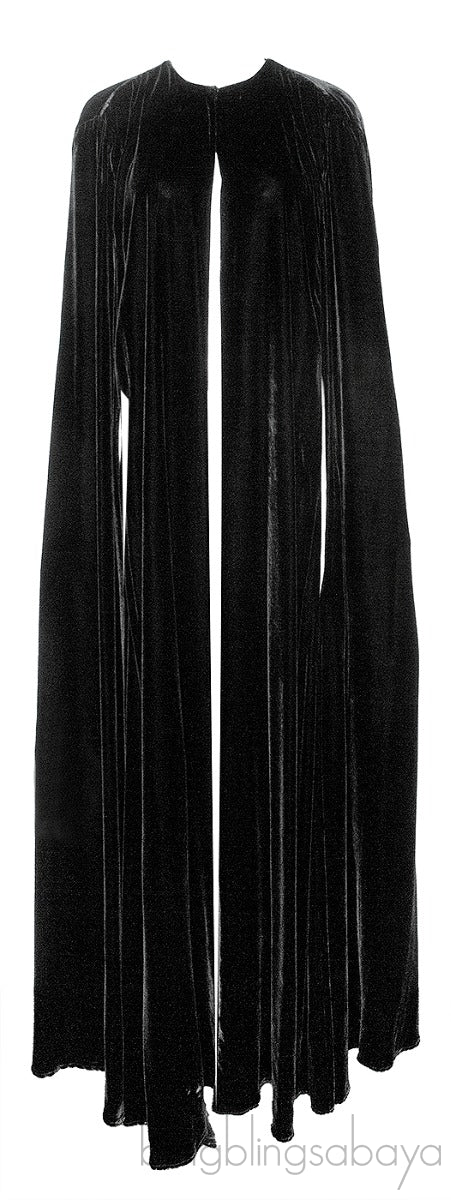Black Velvet Cape