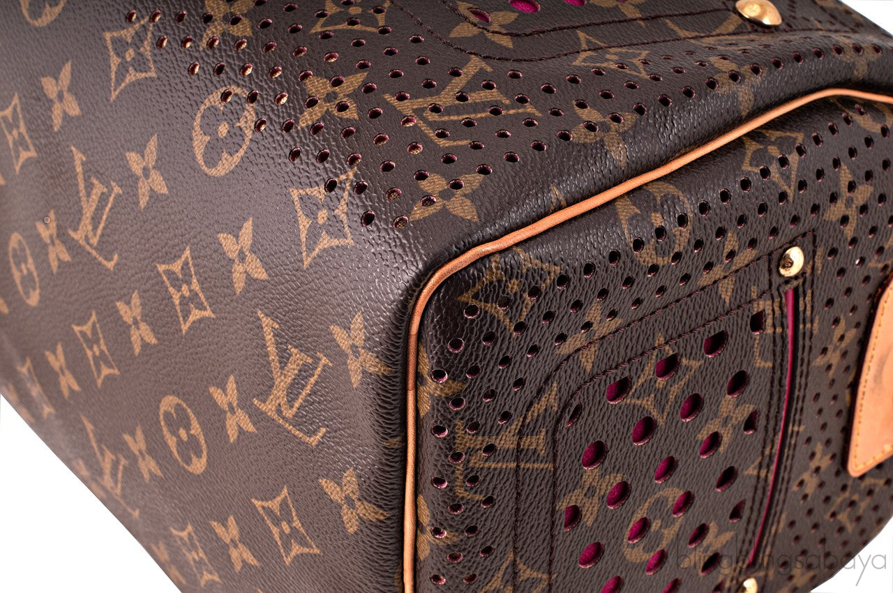 Monogram Perforated Speedy 30