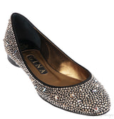 Gina Allegra Crystal Ballerina Flats