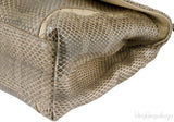 Snakeskin Intrecciato Shoulder Bag*