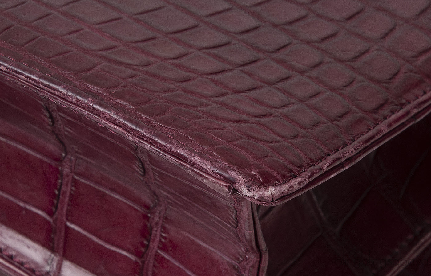 Maxime Bordeaux Crocodile Bag