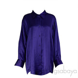 dMn Chloe Purple Oversized Shirt