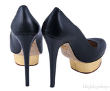 Dolly Leather Platform Pumps