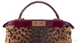 Leopard Spotted Calf Hair Peek-a-boo