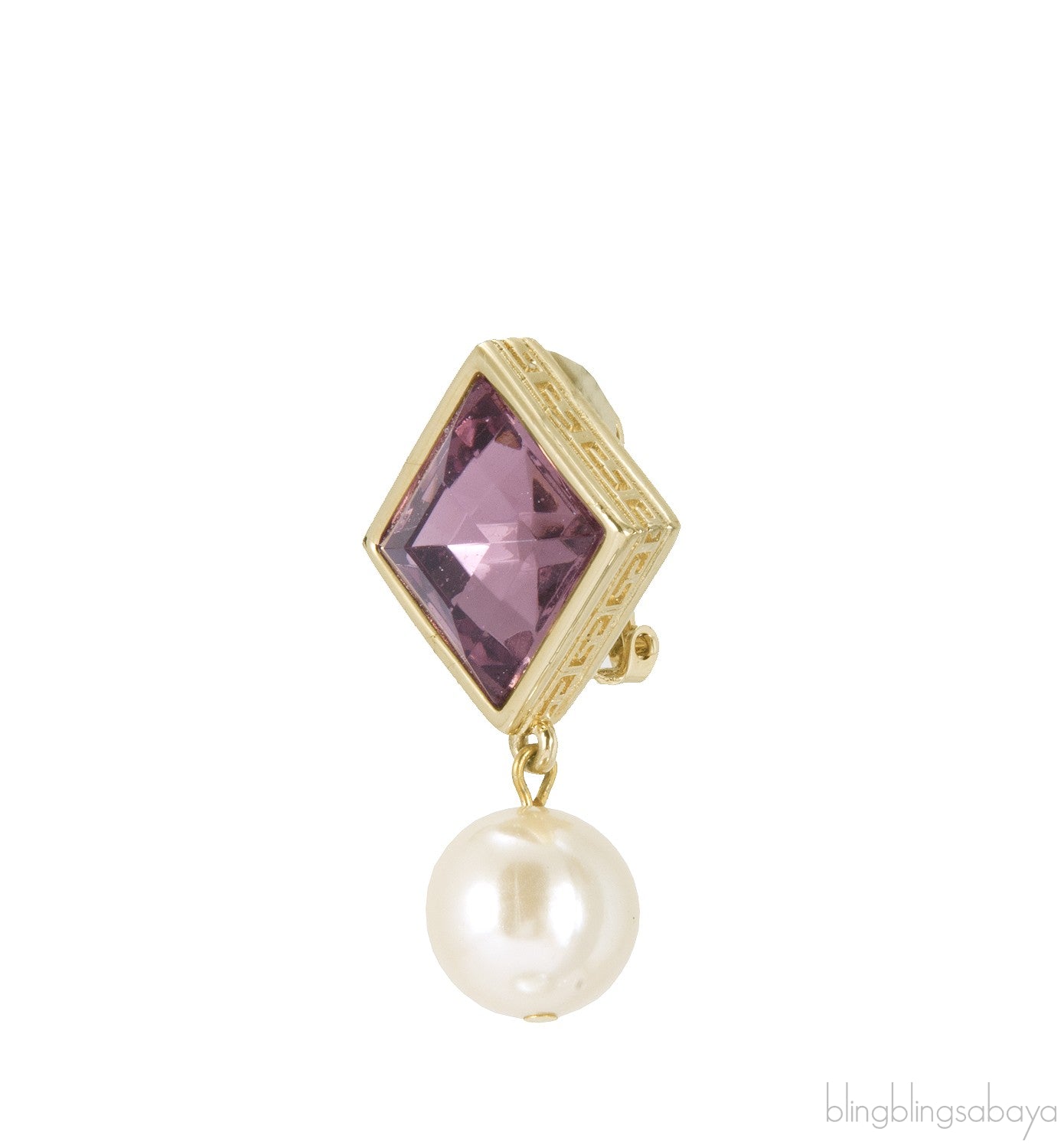 Crystal Pearl Drop Earrings