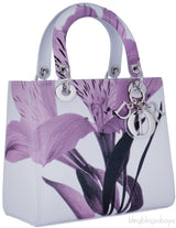 Lady Dior White Floral Print