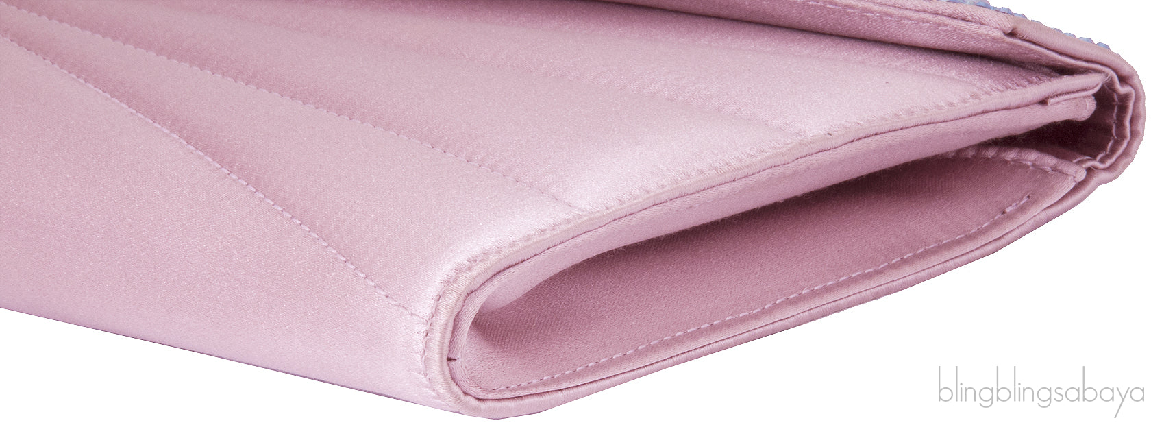 Leo Rose Purple Velvet Strass Clutch*