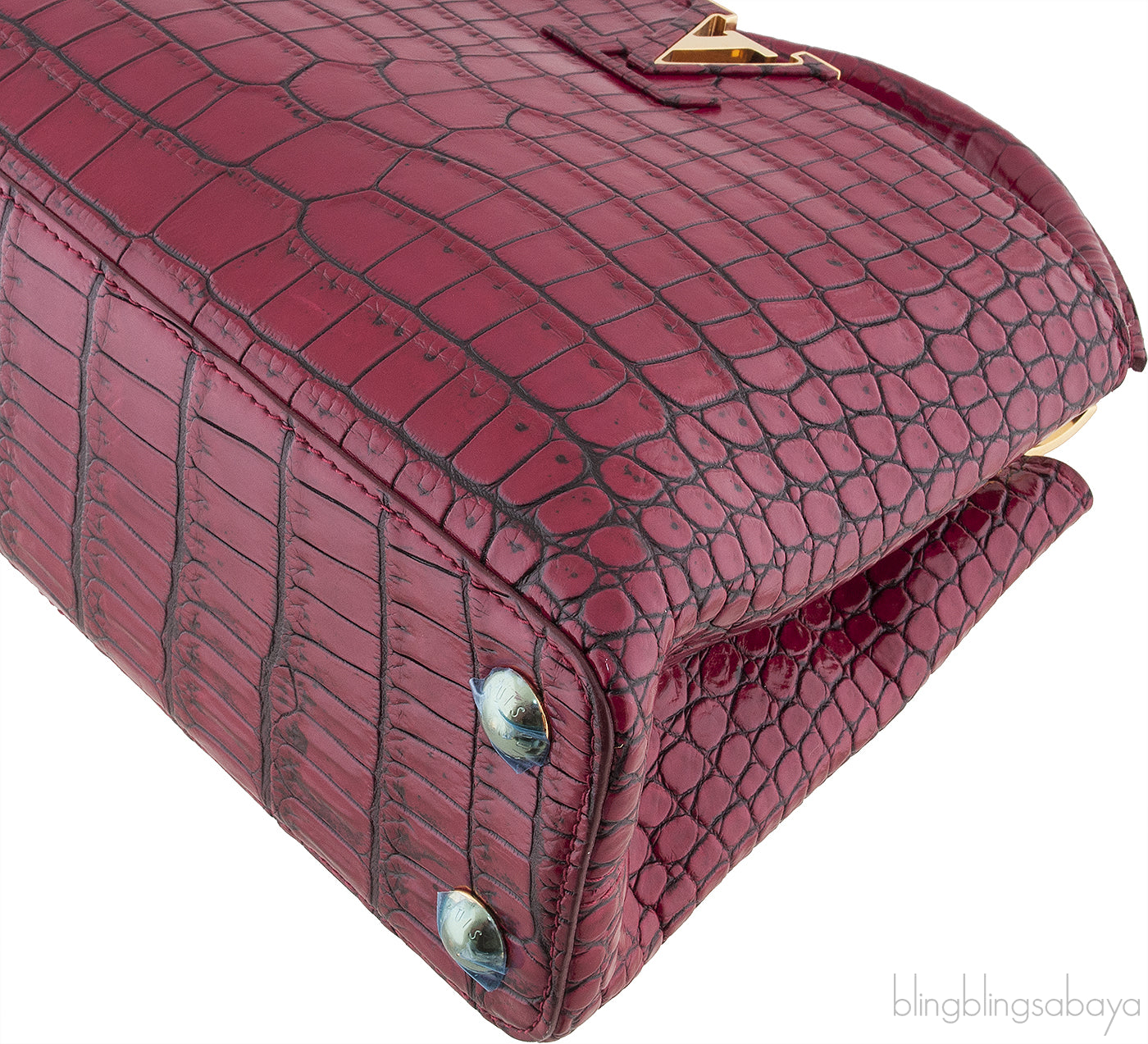 Capucines Crocodile Grenade BB