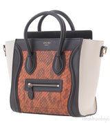 Tricolor Python Nano Luggage
