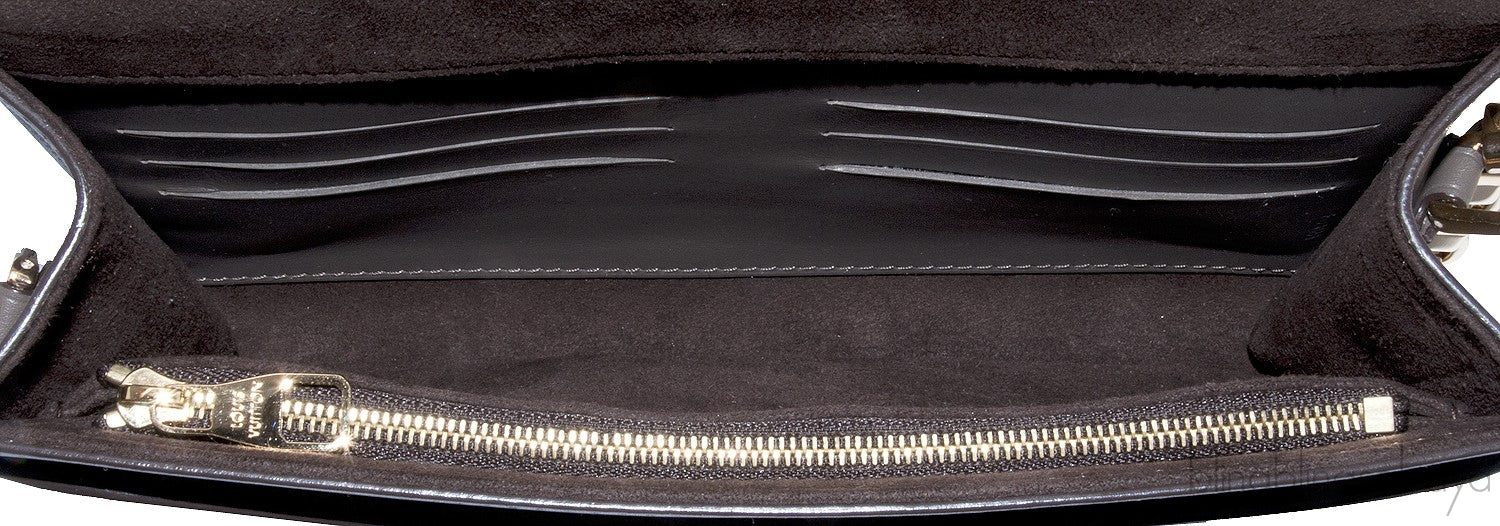 Taupe Chain Louise Clutch Bag