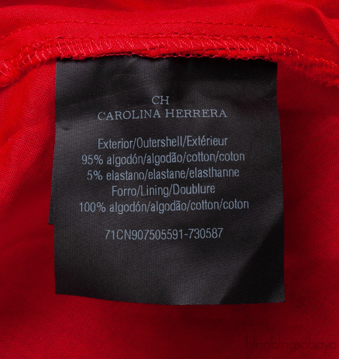 Red Perforated Kids Dress