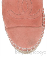 Coral Suede CC Cap Toe Espadrille