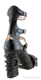 Queercore Black Brogue Pumps