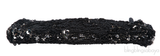 Sequin Black Pochette Rococo