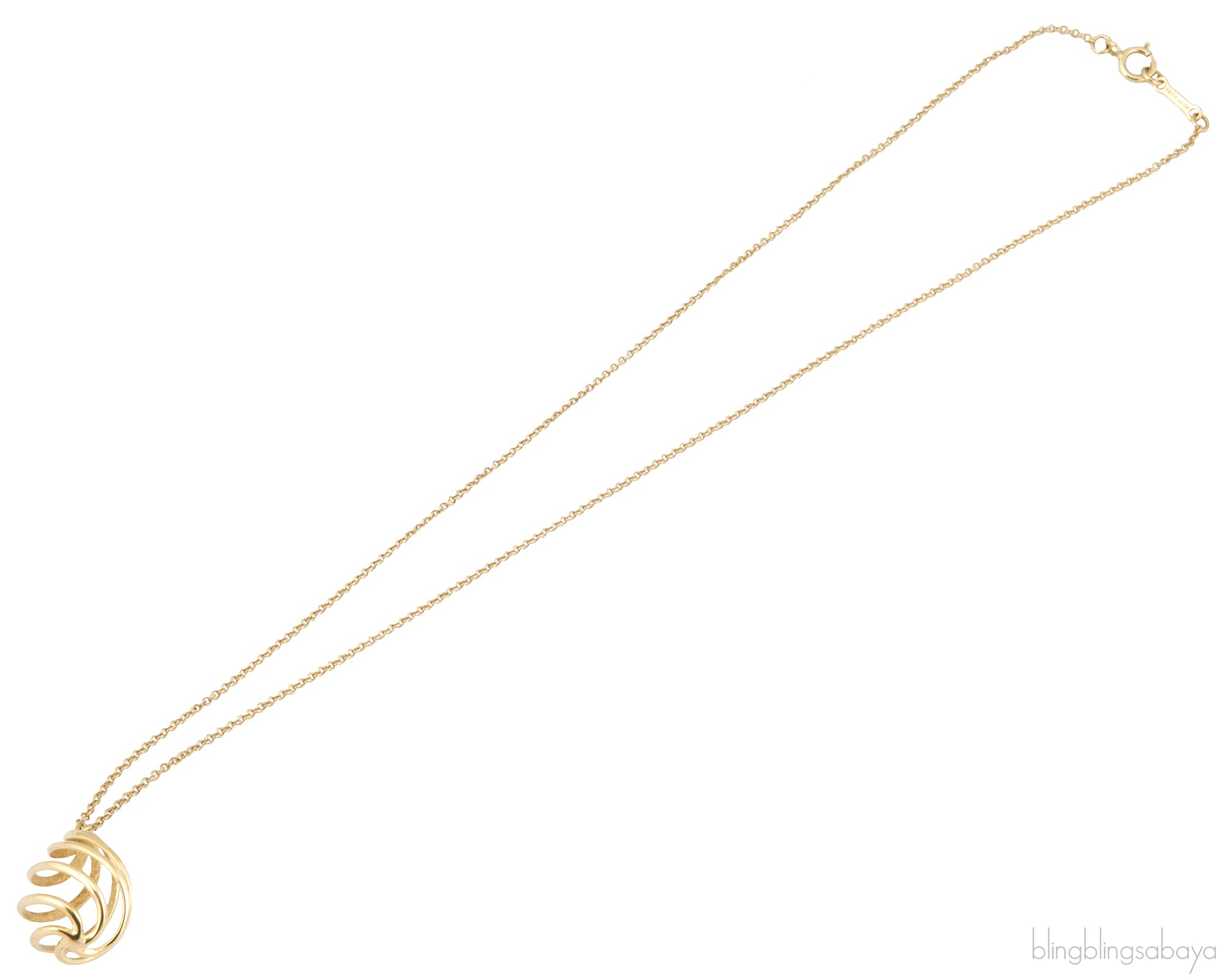 Spiral Pendant Necklace