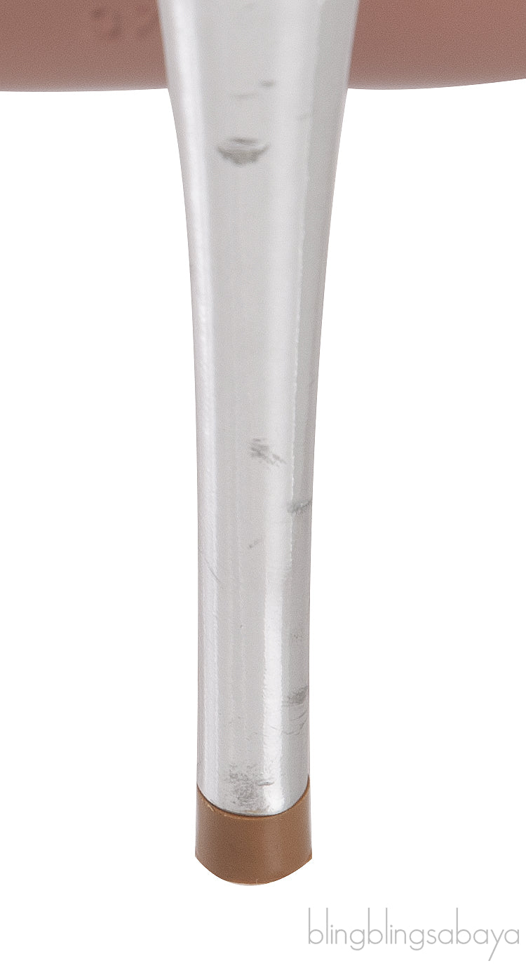 PVC T-strap Crystal Sandals
