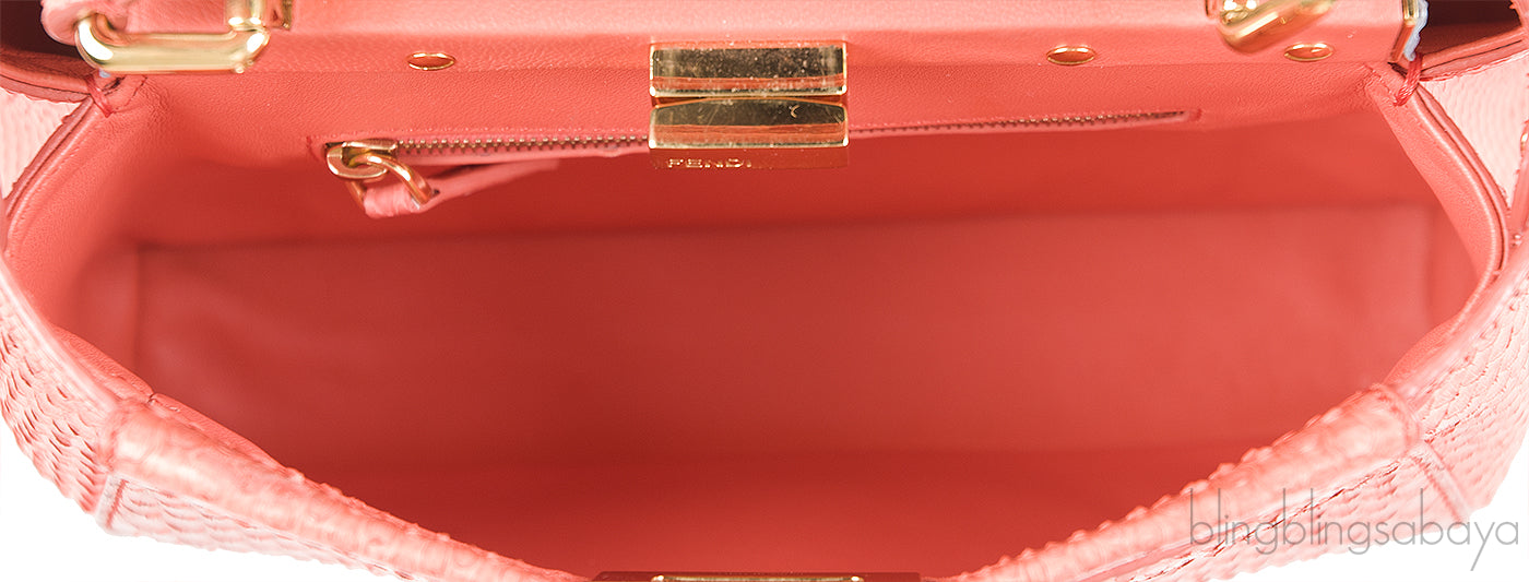 Orange Python Mini Peekaboo