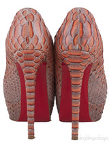 Bi-color Python Heels