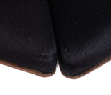 Malone Souliers Maureen Black Satin Gold Heels 41