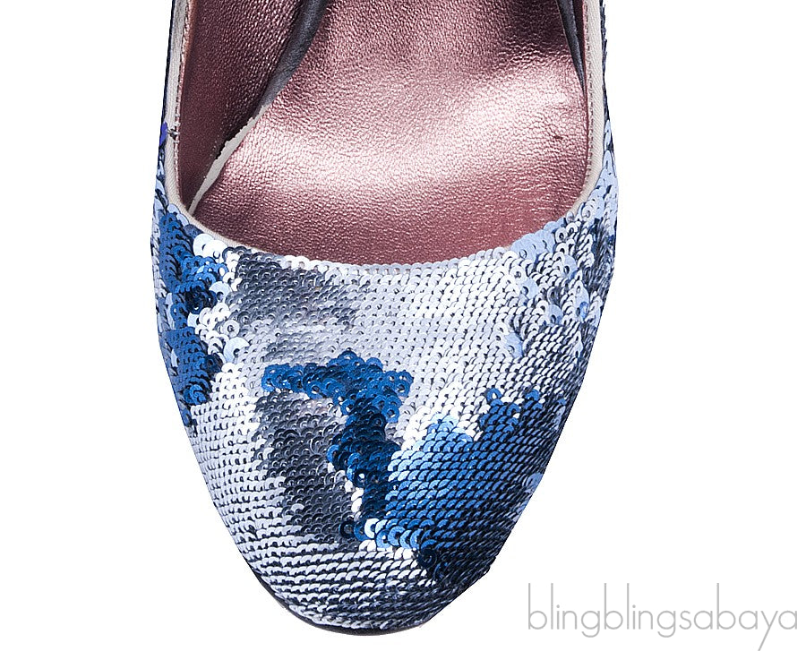 Multi-color Sequins Pump