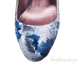 Multi-color Sequins Pump