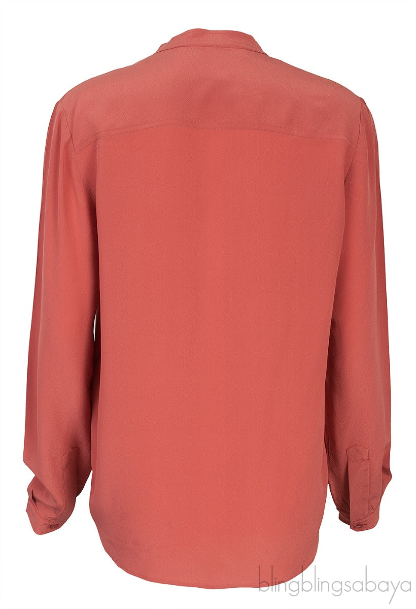 Rust Brown Long Sleeve Shirt