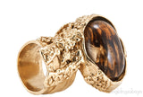 Arty Oval Ring Brown