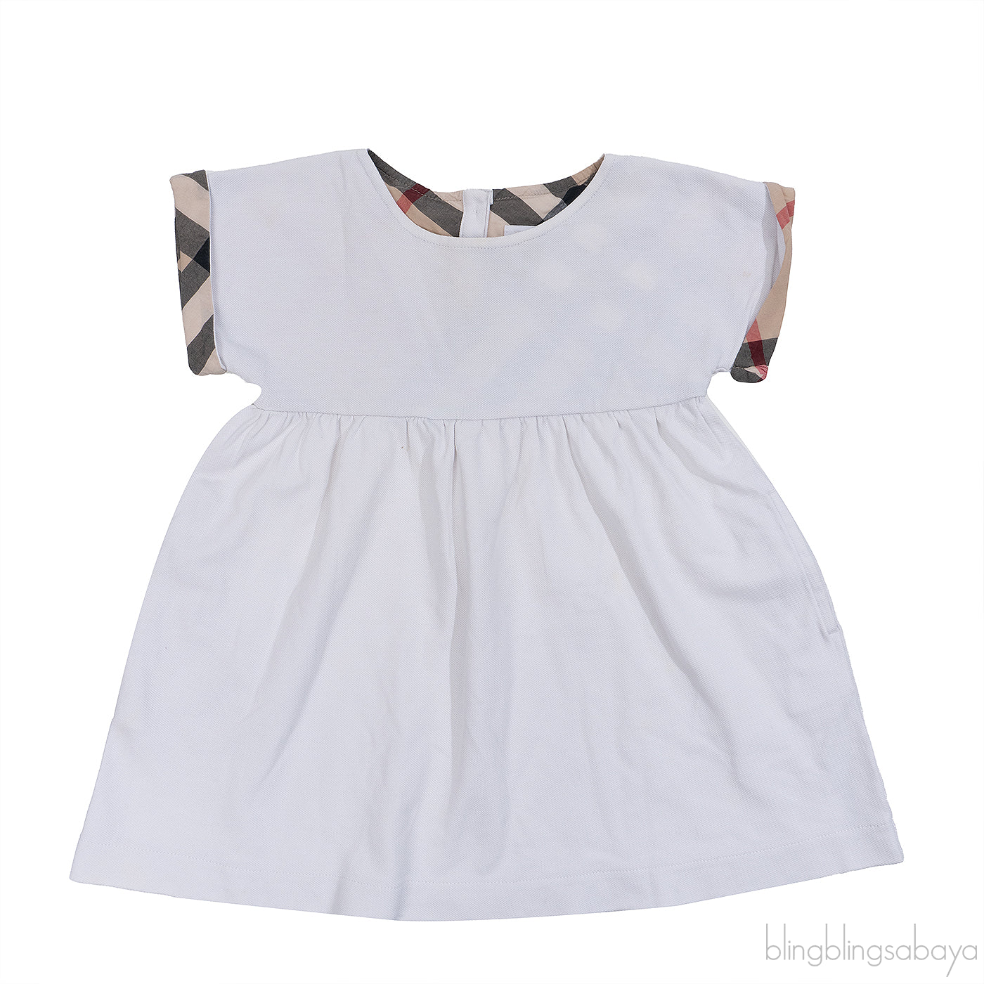 Burberry Kids Casual Short Sleeve Dress