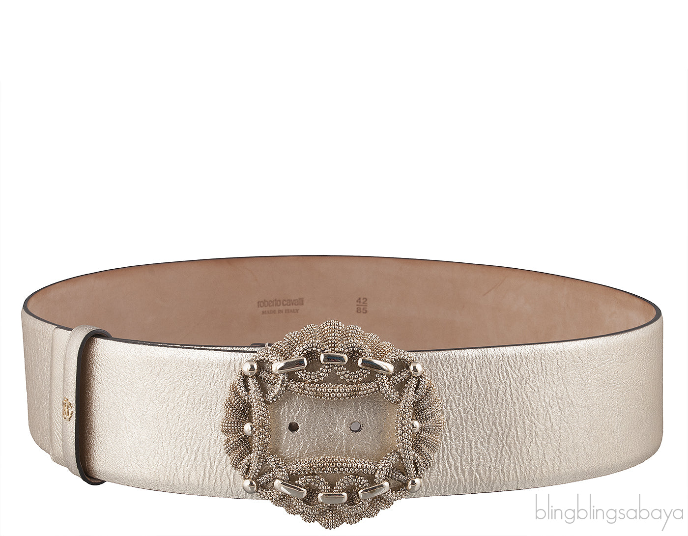 Light Gold Wide Belt