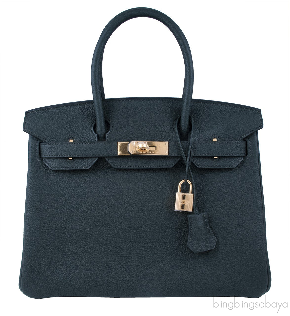 Birkin 30 Vert Fonce Togo