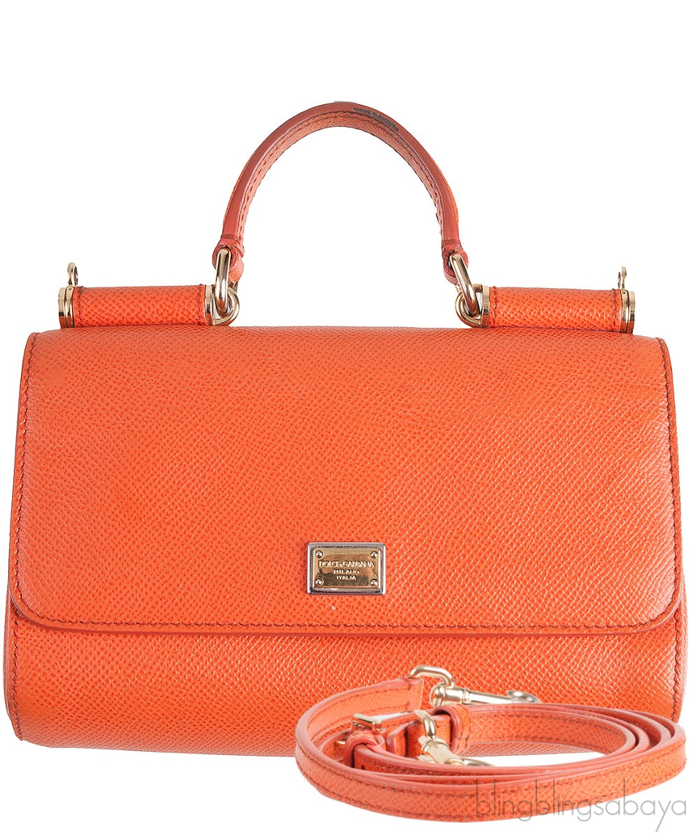 Orange Dauphine Mini Bag