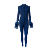 Izaak Azanei Blue Second Skin Base Layer Jumpsuit S