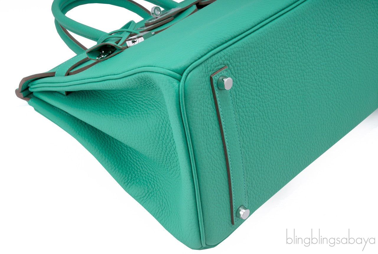 Birkin 35 Menthe Green Clem
