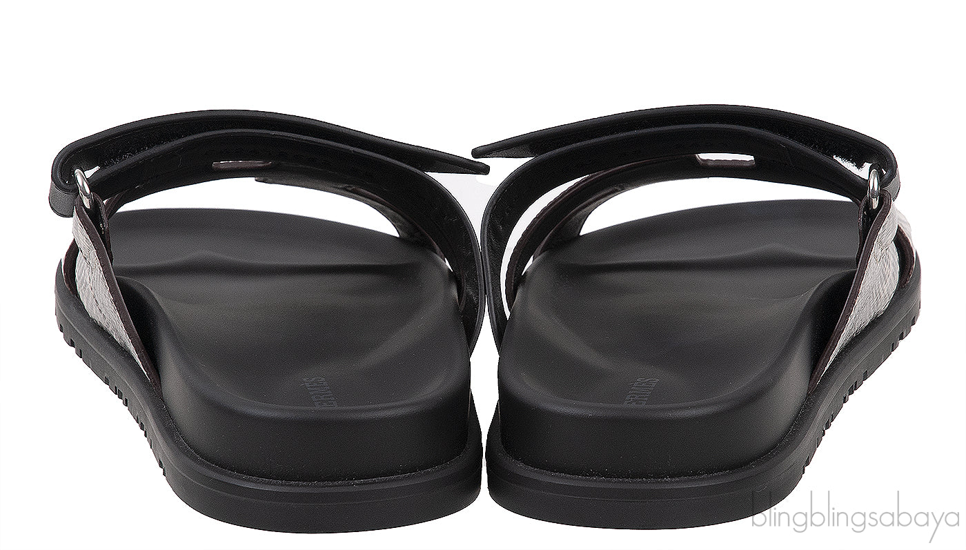 Chypre Lizard Ombre Noir Sandals