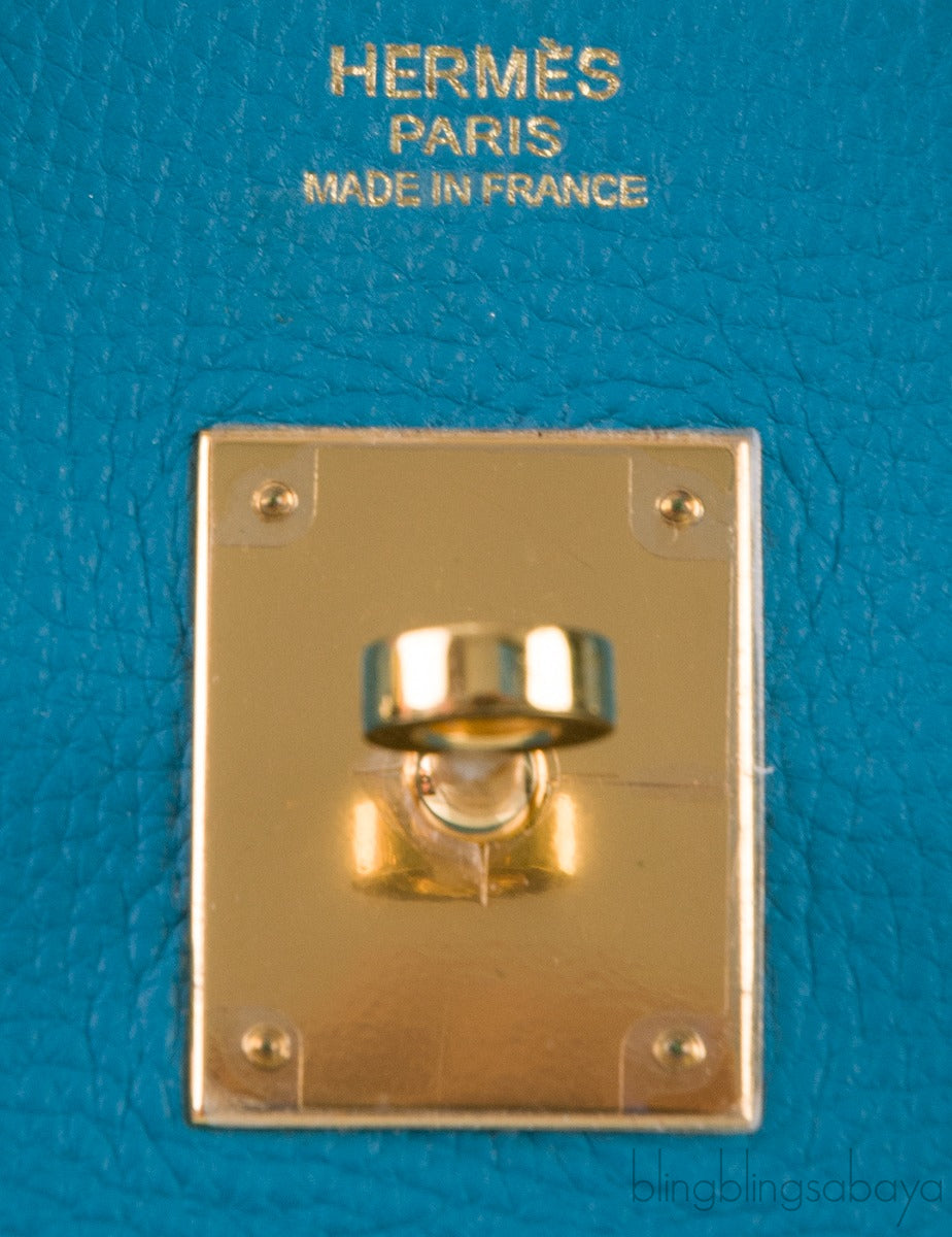 Birkin 30 Turquoise Togo GHW