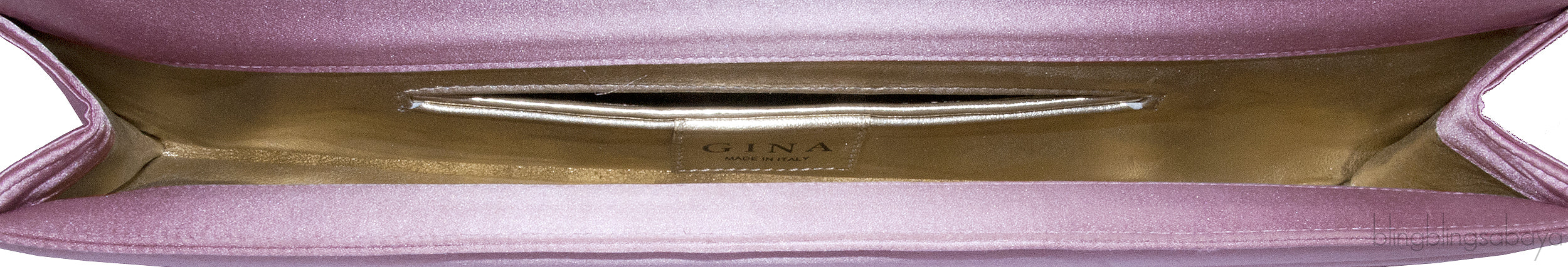 Leo Rose Purple Velvet Strass Clutch*