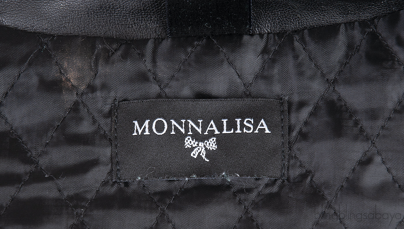 Black Crystal & Star Patch Emb Jacket