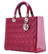 Patent Red Lady Dior